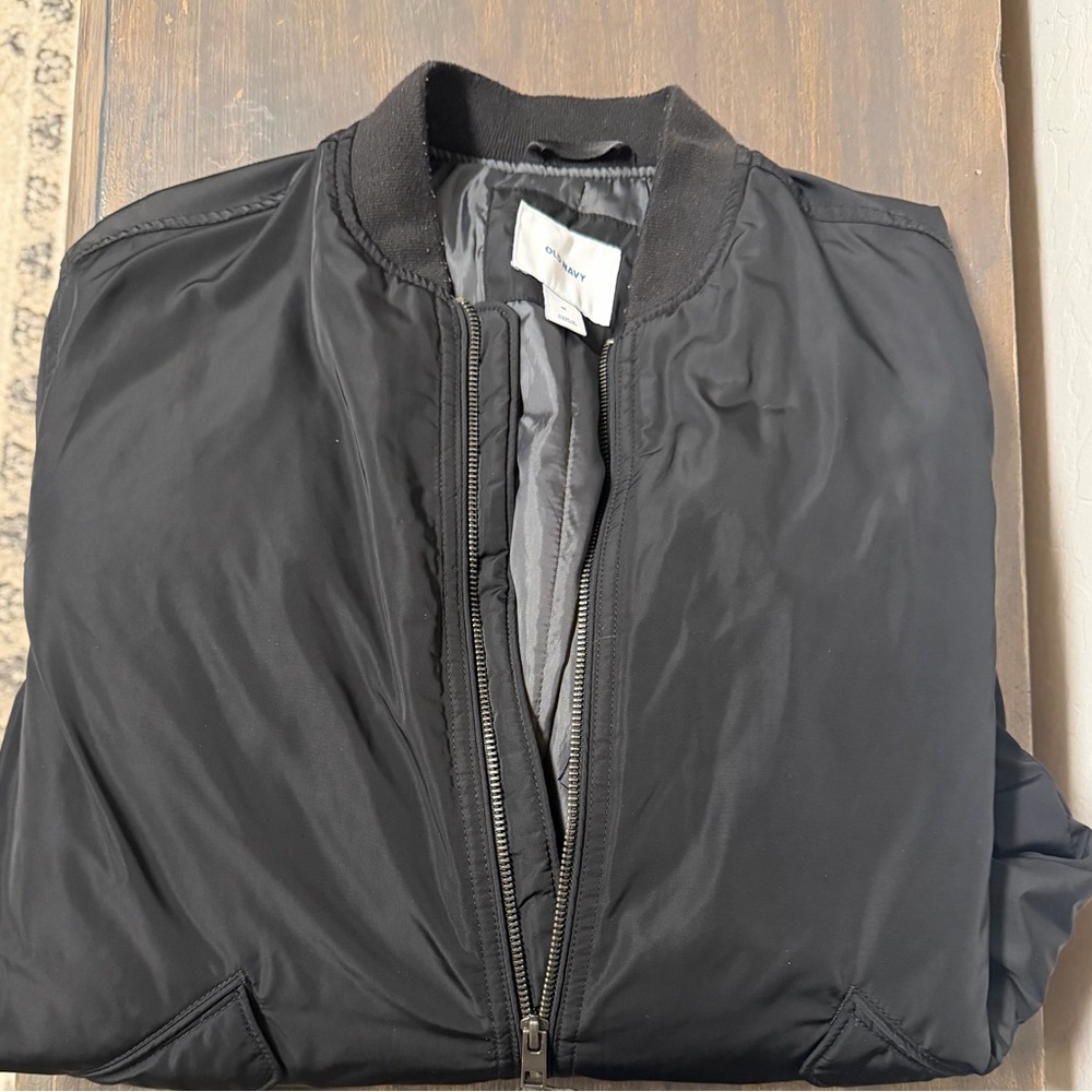 Old Navy Black Men's Lightweight Bomber Jacket